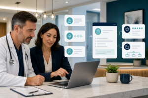 AI voice agent for appointment booking workflow in a medical practice